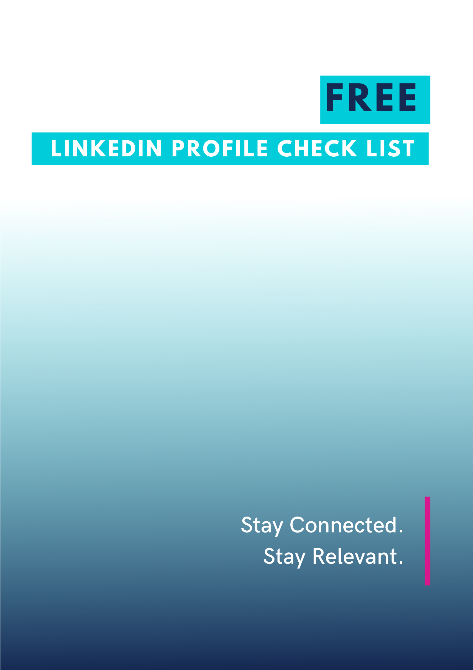 LinkedIn Profile checklist 
