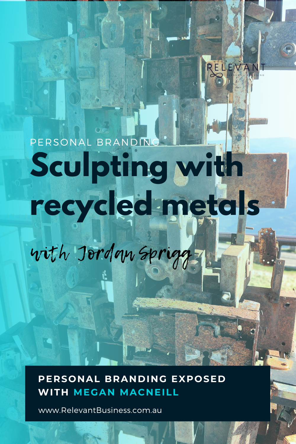 Sculpting with recycled metals